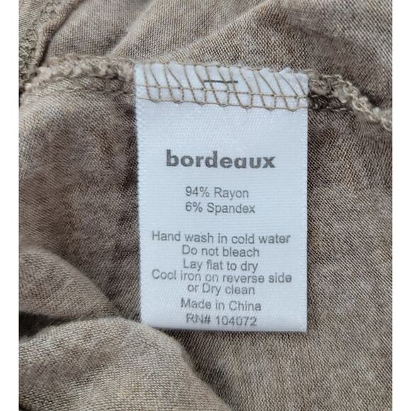 Bordeaux Anthropologie Orange Colorblock Long Sleeve Top Small Lightweight Soft - Picture 4 of 4